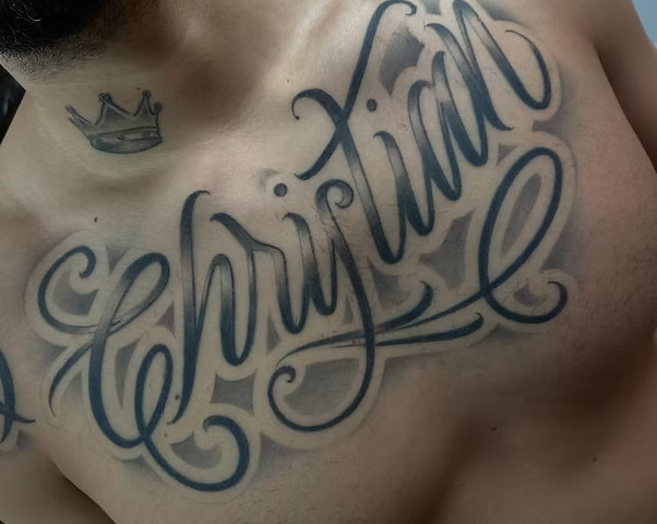Lettering tattoo